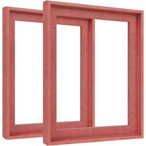 Stylish Floating Frame11x14 Canvas Oil Paintings,  Canvas Frames (Red) (4164)